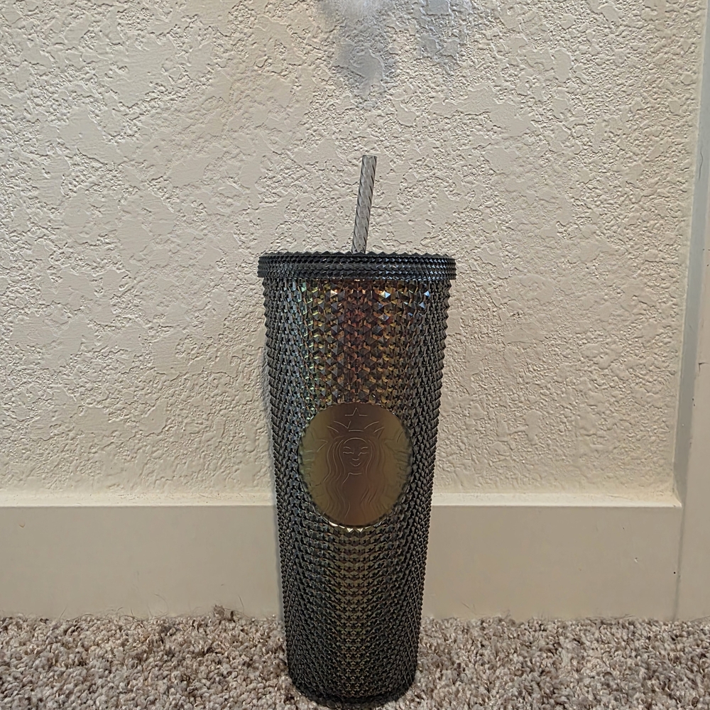 Starbucks Oil Slick Studded Tumbler with Straw